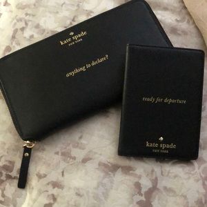 kate ♠️ spade passport wallet